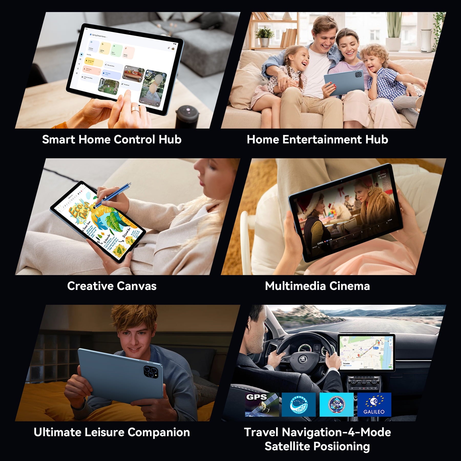 Tablet 2026 Android 16 AI Tablet with Gemini AI, 11 Inch FHD Display, 24GB RAM 128GB ROM /2TB TF, T7250 CPU+13MP Camera, 8000mAh, Widevine L1, 2 in 1 Tablets with Keyboard Mouse Stylus, Blue